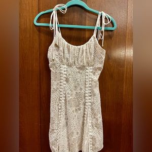 Lace mini dress